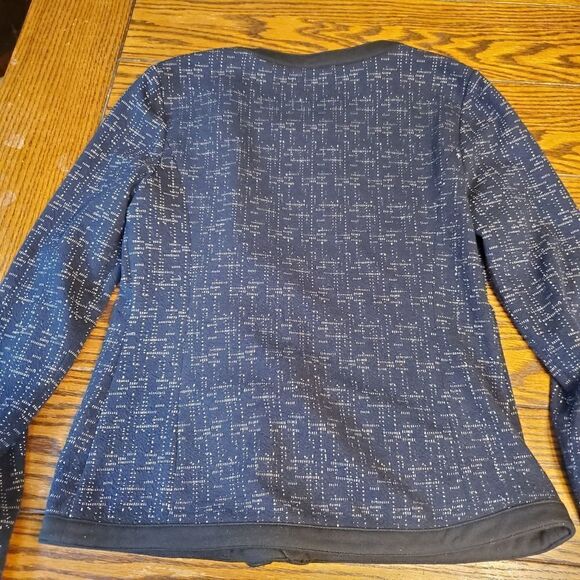 41 Hawthorne blue asymmetrical jacket sz small - Picture 4 of 4